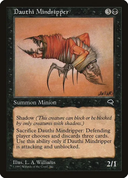 Dauthi Mindripper, Magic card TMP 125 — Tempest set