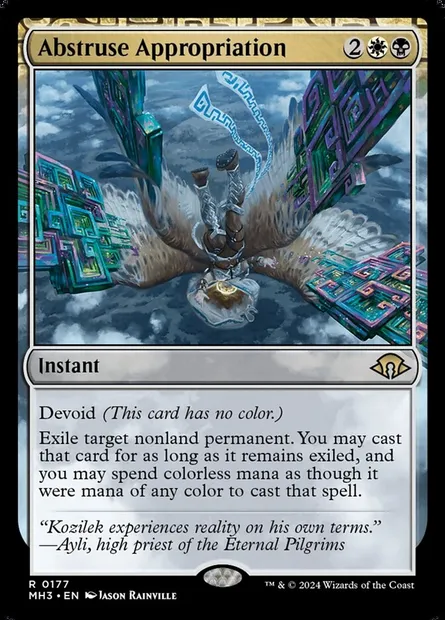 Abstruse Appropriation, Magic card MH3 177 — Modern Horizons 3 set