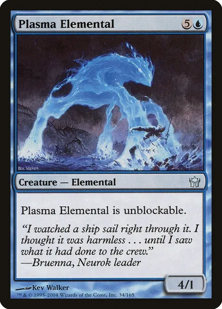 Plasma Elemental, Magic card 5DN 34 — Fifth Dawn set