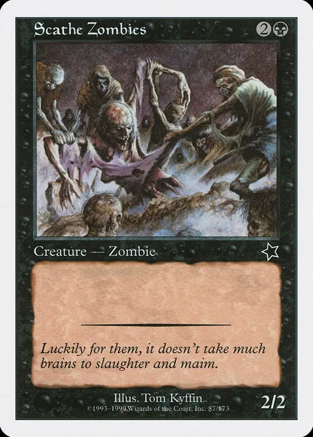 Scathe Zombies, Magic card S99 87 — Starter 1999 set