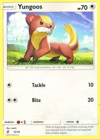 Manglouton, carte Pokémon TK10L 012 — extension Sun & Moon Trainer Kit: Lycanroc & Alolan Raichu (Lycanroc)