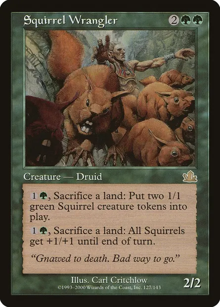 Pasteur d'écureuils, carte Magic PCY 127 — extension Prophétie