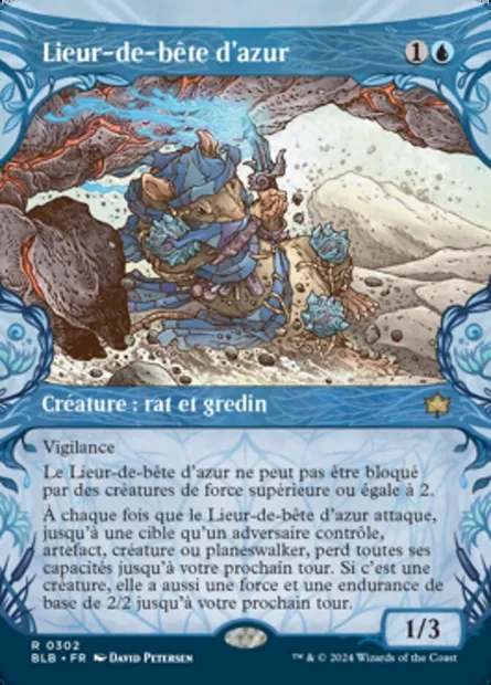 Lieur-de-bête d'azur, carte Magic BLB 302 — extension Bloomburrow