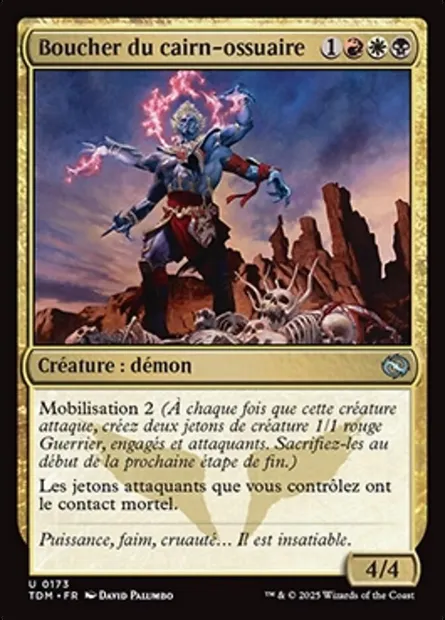 Boucher du cairn-ossuaire, carte Magic TDM 173 — extension Tarkir: Dragonstorm