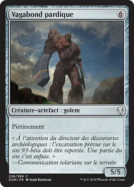 Vagabond pardique, carte Magic DOM 226 — extension Dominaria