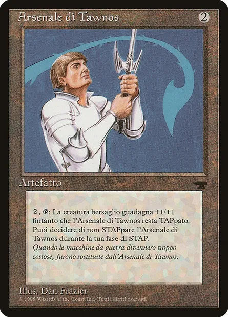 Tawnos's Weaponry, Magic card RIN 140 — Rinascimento set