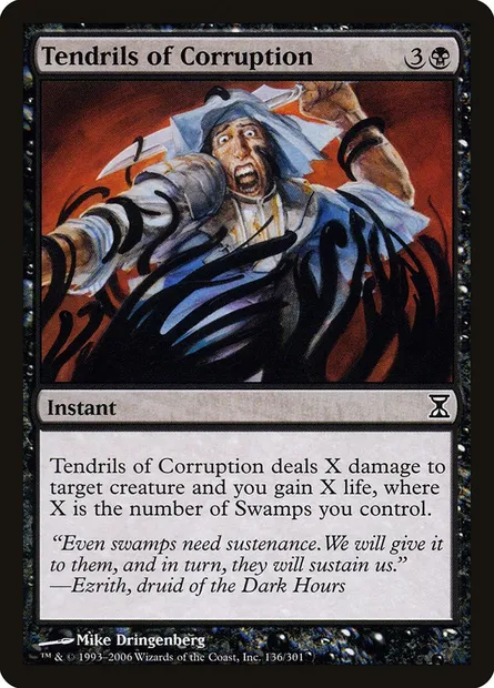 Vrilles de corruption, carte Magic TSP 136 — extension Spirale Temporelle