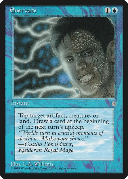 Enervate, Magic card ICE 67 — Ice Age set
