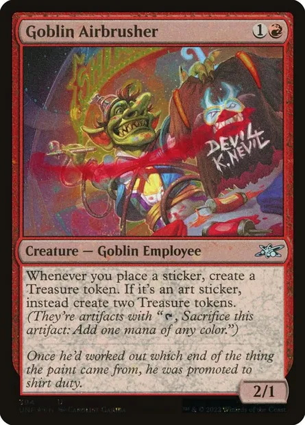 Goblin Airbrusher, Magic card UNF 394 — Unfinity set
