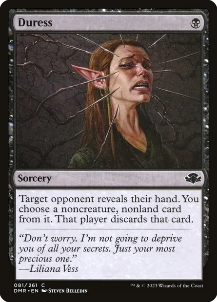 Duress, Magic card DMR 81 — Dominaria Remastered set