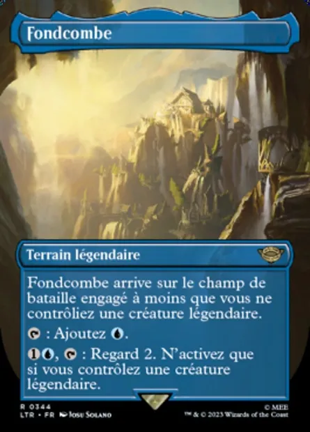 Fondcombe, carte Magic LTR 344 — extension Le Seigneur des Anneaux : chroniques de la Terre du Milieu