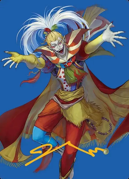 Kefka, Court Mage // Kefka, Court Mage, Magic card AFIN 46 — Final Fantasy Art Series set