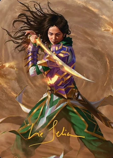 Descendant of Storms // Descendant of Storms, carte Magic ATDM 2 — extension Tarkir: Dragonstorm Art Series