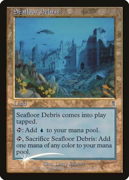 Seafloor Debris, Magic card ODY 325† — Odyssey set