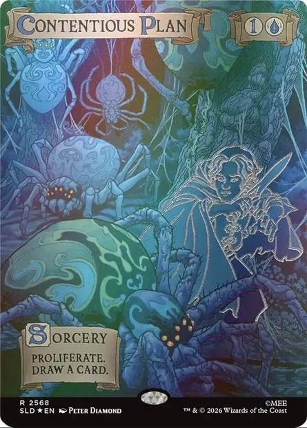 Contentious Plan, Magic card SLD 2568 — Secret Lair Drop set