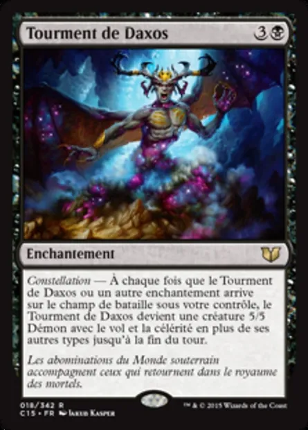 Tourment de Daxos, carte Magic C15 18 — extension Commander 2015