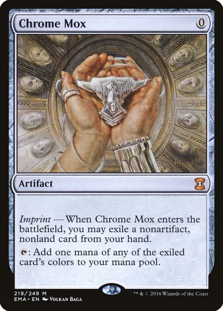 Mox de chrome, carte Magic EMA 219 — extension Eternal Masters