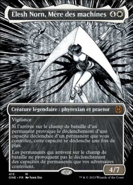 Elesh Norn, Mère des machines, carte Magic ONE 415 — extension Tous Phyrexians