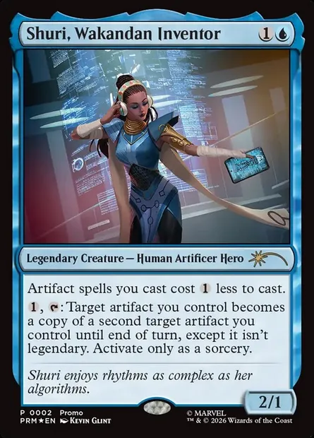 Shuri, Wakandan Inventor, Magic card PMEI 2026-15 — Media and Collaboration Promos set