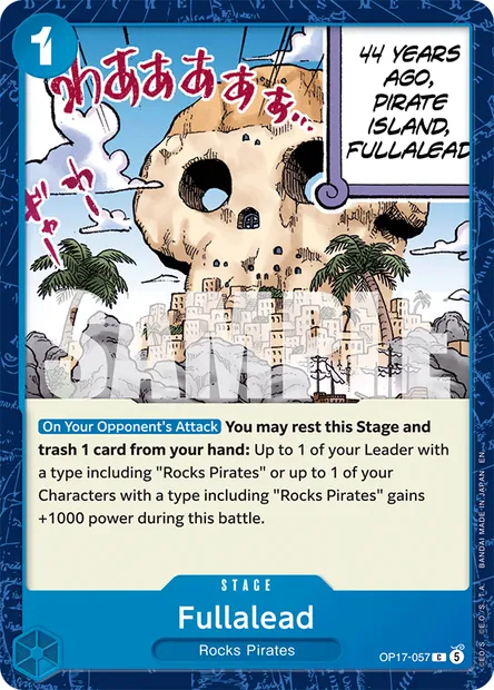 Fullalead, One Piece card OP17-057 — THE WORLD’S STRONGEST WARRIORS set