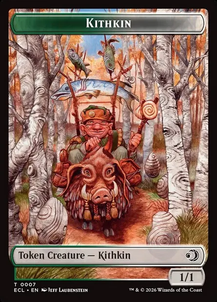 Kithkin, Magic card TECL 7 — Lorwyn Eclipsed Tokens set