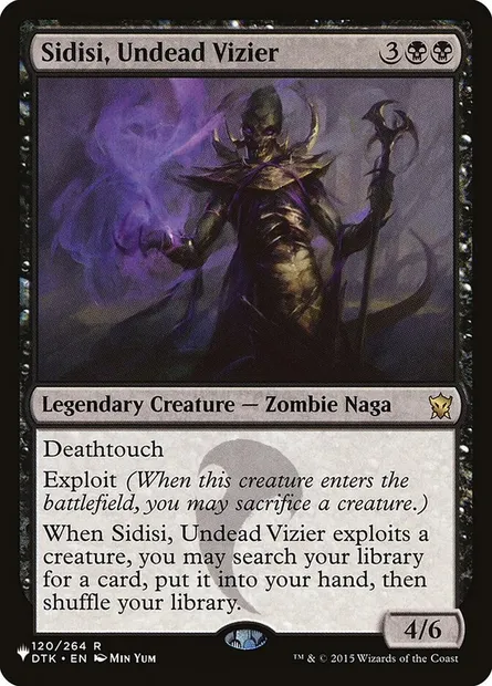 Sidisi, Undead Vizier, Magic card PLST DTK-120 — The List set