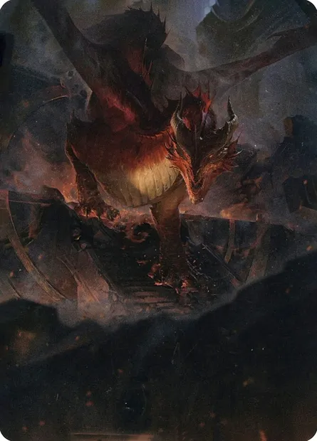 Red Dragon // Red Dragon, carte Magic AAFR 81 — extension Adventures in the Forgotten Realms Art Series