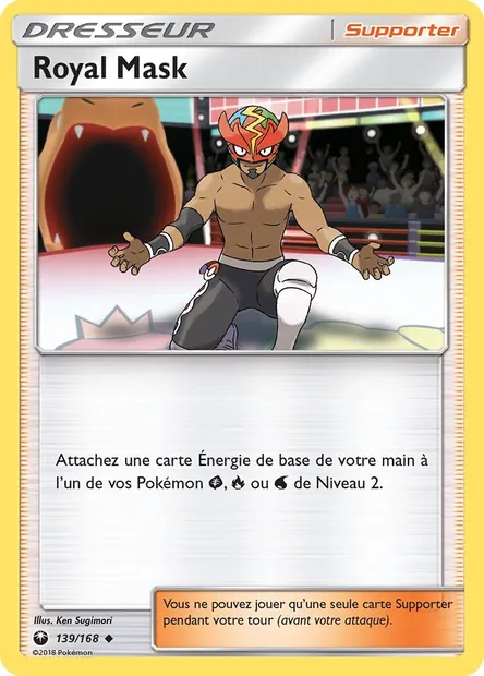 Royal Mask, carte Pokémon CES 139 — extension Tempête Céleste