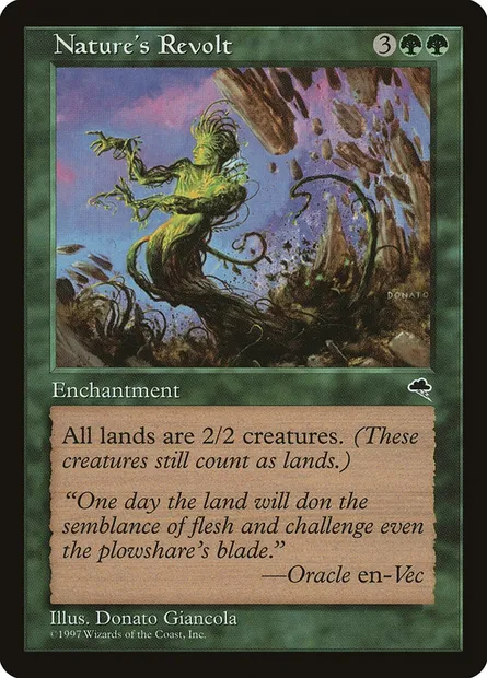 Nature's Revolt, Magic card TMP 240 — Tempest set