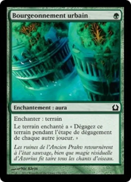 Bourgeonnement urbain, carte Magic RTR 138 — extension Retour à Ravnica