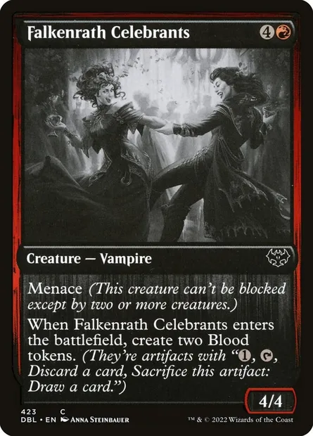 Falkenrath Celebrants, Magic card DBL 423 — Innistrad: Double Feature set