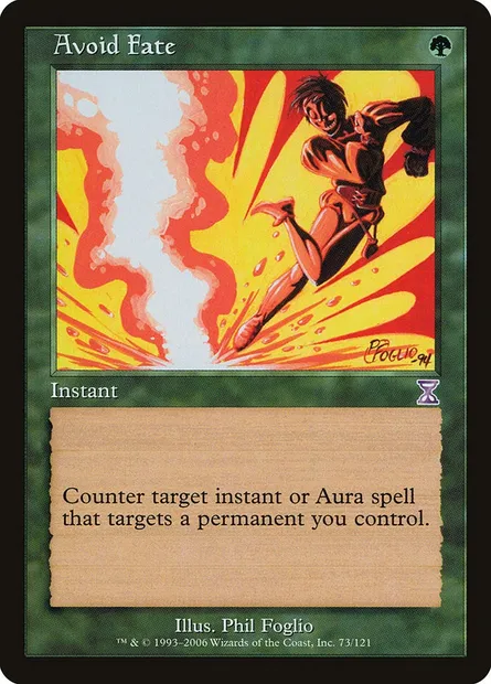 Avoid Fate, Magic card TSB 73 — Time Spiral Timeshifted set