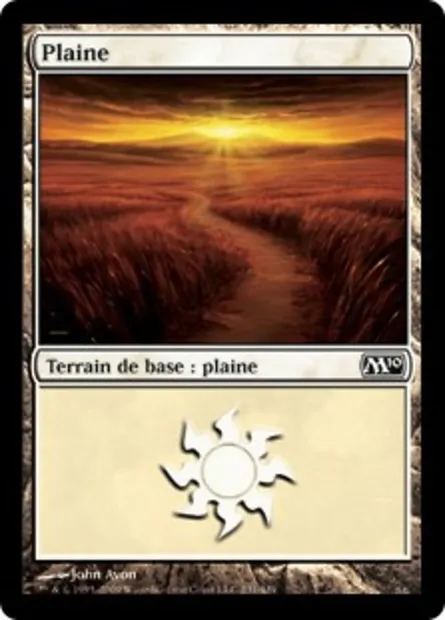 Plaine, carte Magic M10 231 — extension Magic 2010
