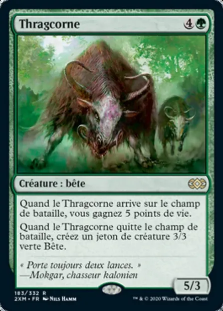 Thragcorne, carte Magic 2XM 183 — extension Double Masters