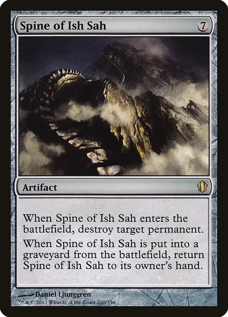 Spine of Ish Sah, Magic card C13 260 — Commander 2013 set