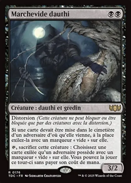 Marchevide dauthi, carte Magic TDC 176 — extension Tarkir: Dragonstorm Commander
