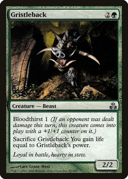 Hurdenerf, carte Magic GPT 87 — extension Le Pacte des Guildes