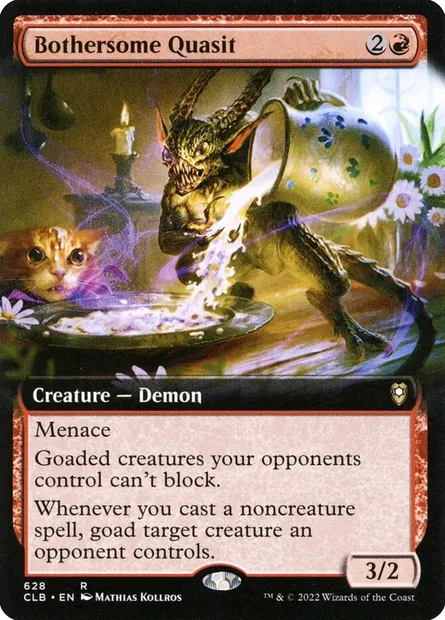Bothersome Quasit, Magic card CLB 628 — Commander Legends: Battle for Baldur's Gate set