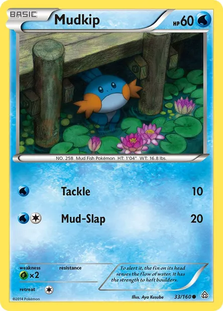 Mudkip, Pokémon card PRC 33 — Primal Clash set