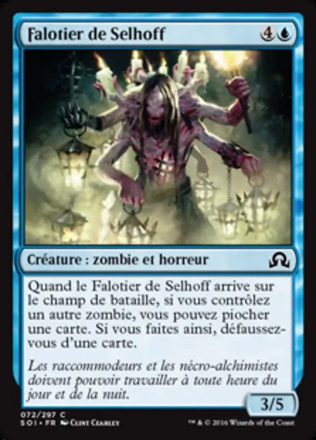 Falotier de Selhoff, carte Magic SOI 72 — extension Ténèbres sur Innistrad
