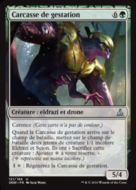 Carcasse de gestation, carte Magic OGW 121 — extension Le serment des Sentinelles