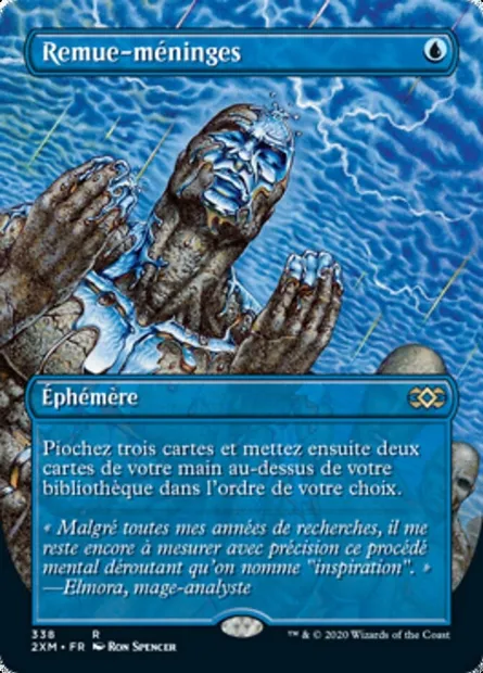 Remue-méninges, carte Magic 2XM 338 — extension Double Masters