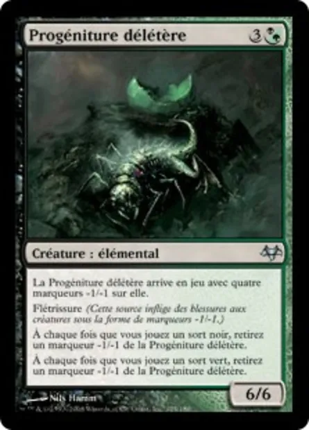 Progéniture délétère, carte Magic EVE 124 — extension Coucheciel