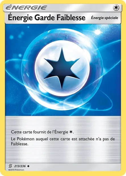 Énergie Garde Faiblesse, carte Pokémon UNM 213 — extension Harmonie des Esprits