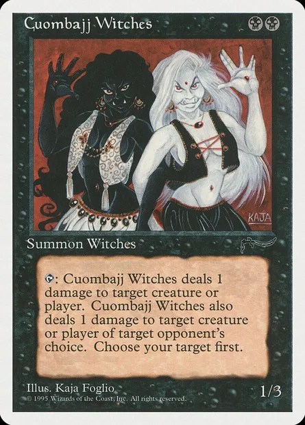 Envoûteuses de Cuombajj, carte Magic CHR 31 — extension Chronicles