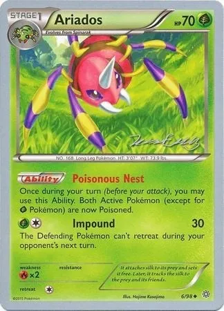 Ariados, Pokémon card WCD16 006 — World Championship Decks 2016 set