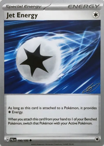 Énergie Propulsion, carte Pokémon WCD23 190 — extension World Championship Decks 2023