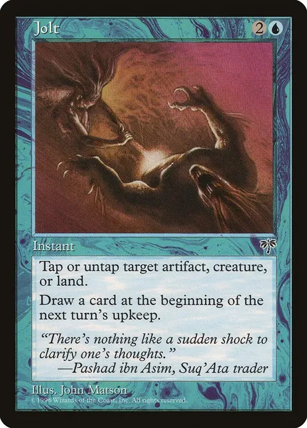 Jolt, Magic card MIR 70 — Mirage set