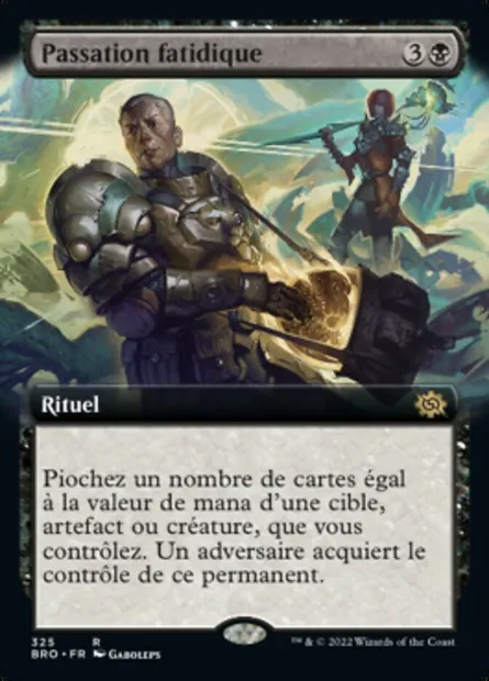 Passation fatidique, carte Magic BRO 325 — extension La Guerre Fratricide