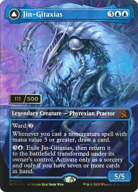 Jin-Gitaxias // The Great Synthesis, Magic card MOM 339 — March of the Machine set
